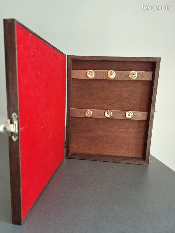 Boîte à clés murale vintage miroir sérigraphié années 70/80 (image 8)