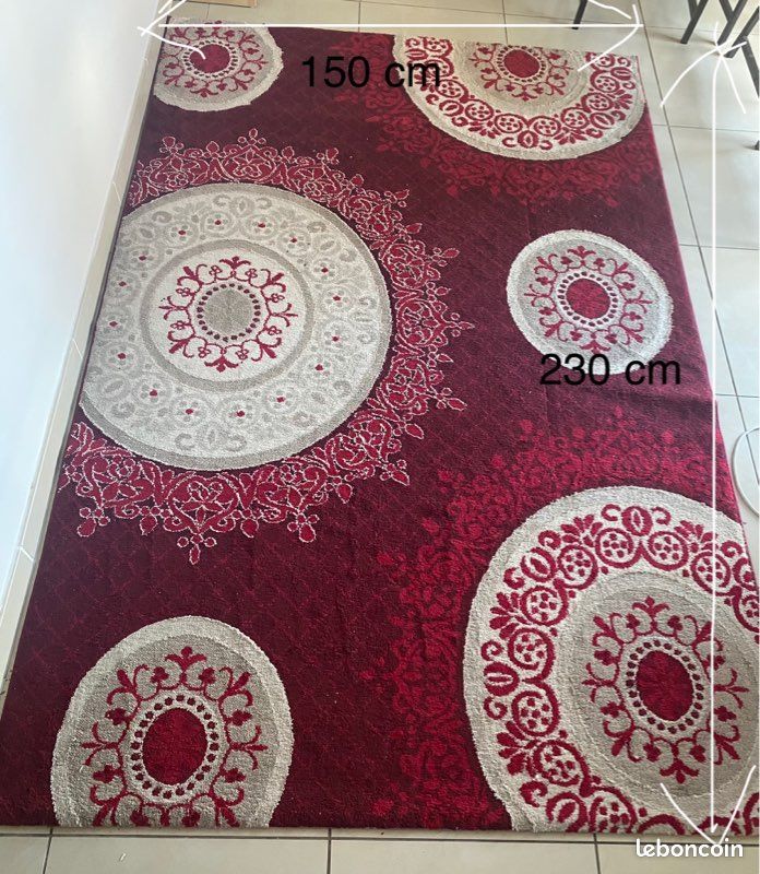 Tapis salon fabrication artisanale (image 1)
