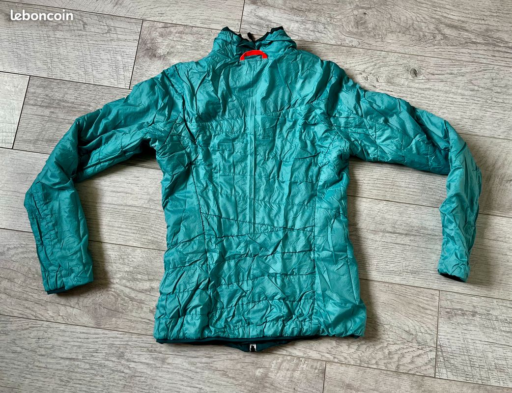 Veste Matelassée Réversible ORTOVOX SWISSWOOL - Taille M - Noire - Intérieur Laine - Occasion Très Bon état