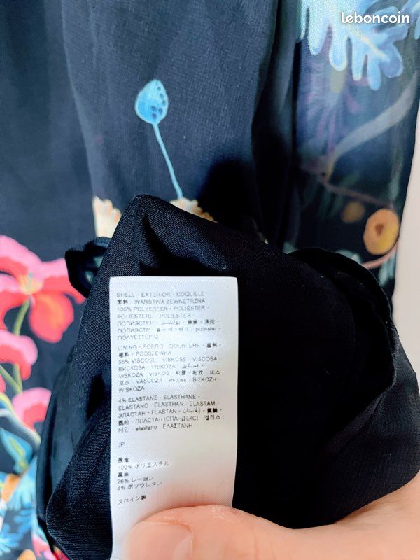 Jolie robe fluide marine Desigual - Taille 40 (image 6)