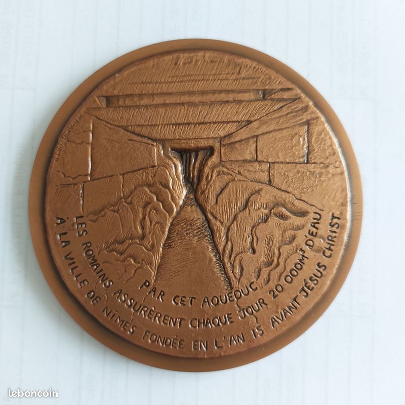 Médaille du journal Le Matin – 1904 – Courage Travail Patrie
