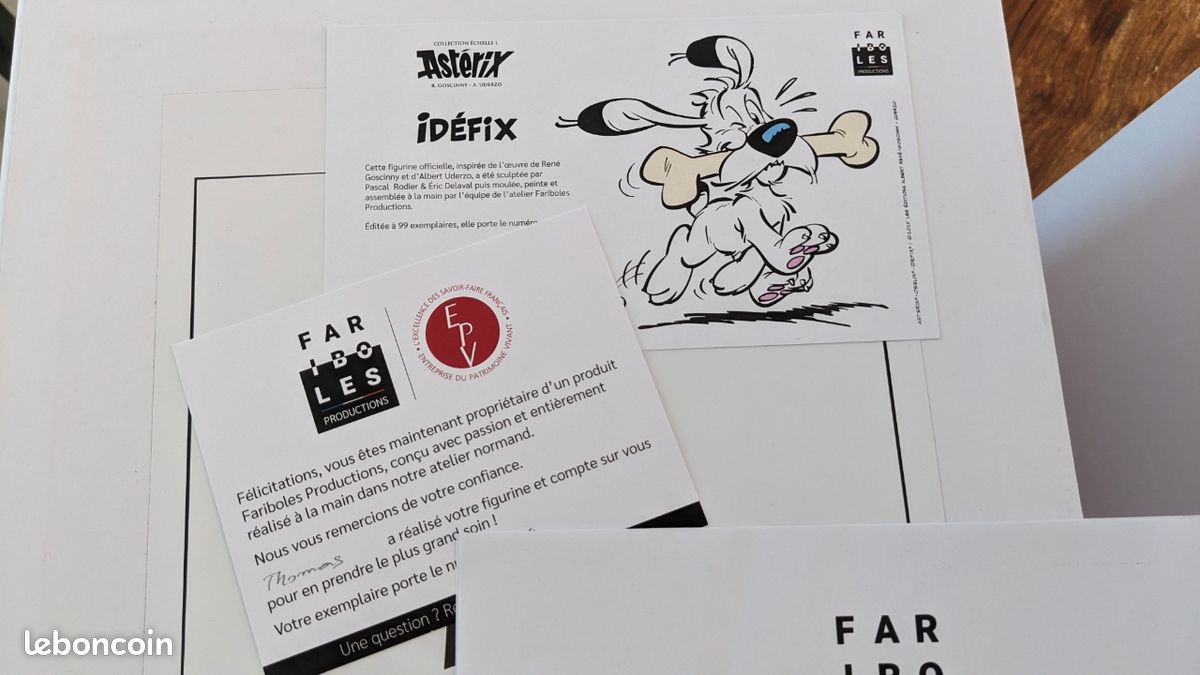 Fariboles Uderzo Astérix Obélix - Astérix Par Toutatis - Figurine