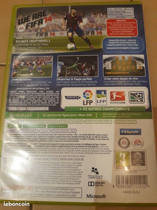 Jeu Xbox 360 Fifa 14 (image 2)