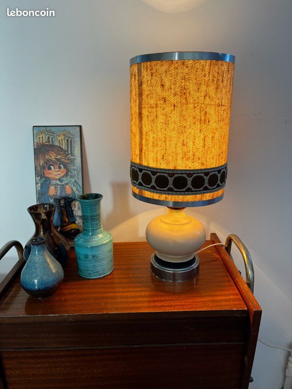Lampe vintage année 70 rétro mid century (image 2)