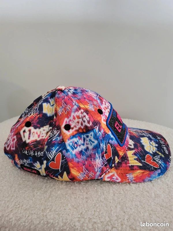 Casquette enfant SKR graffiti multicolore El Patrón Medellín (image 2)