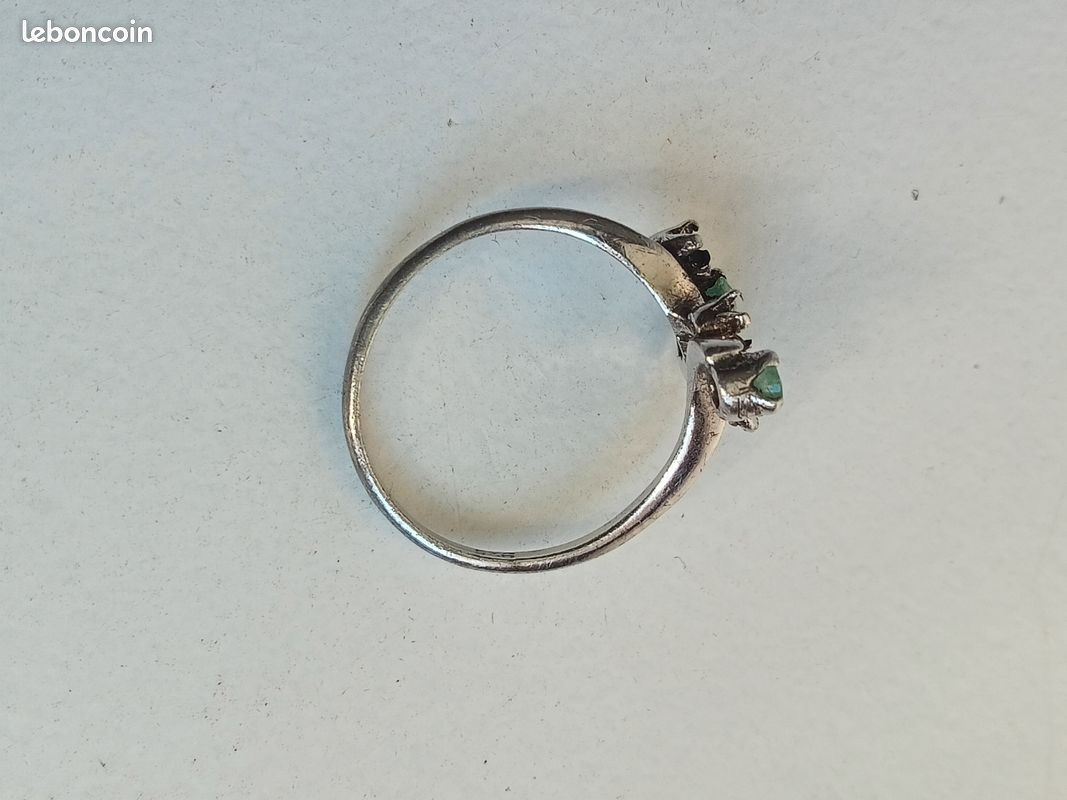 Bague En Argent 925 Vintage - Occasion, Couleur Argenté