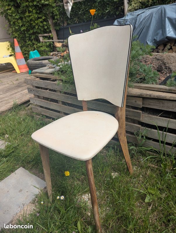 Chaise vintage années 60 (image 3)