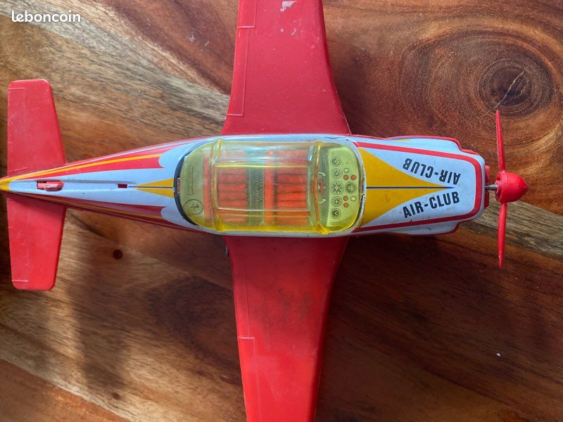Avion Joustra RAL En Tôle N°563 – Jouet Vintage Années 60