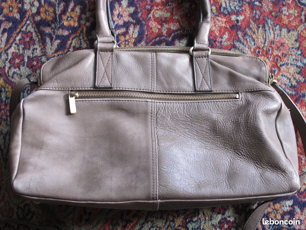 Sac besace en cuir Galeries Lafayette (image 2)