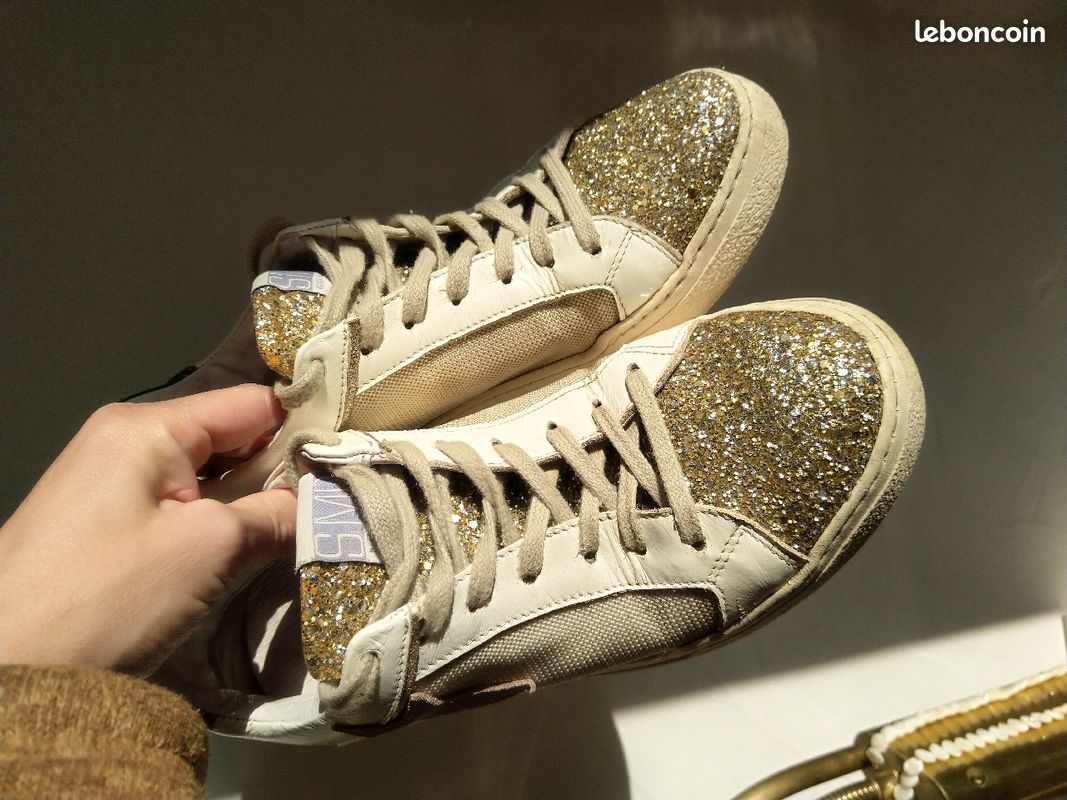 Baskets SMR23 Semerdjian paillettes tbe 39-40 Chaussures