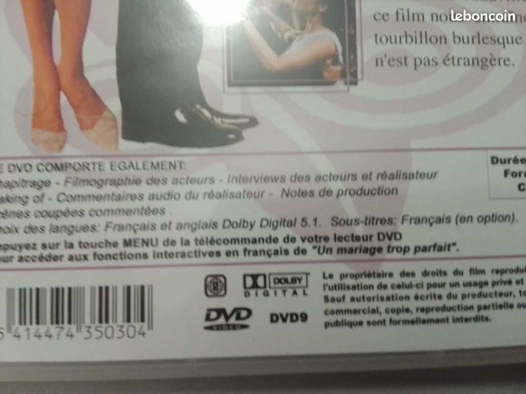 Dvd film un mariage trop parfait (image 4)