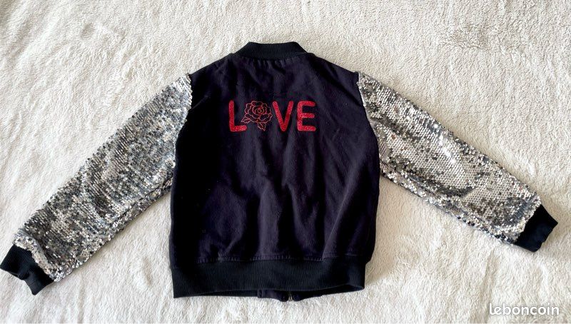 Veste À Sequins Fille 6 Ans Frank Ferry (image 2)