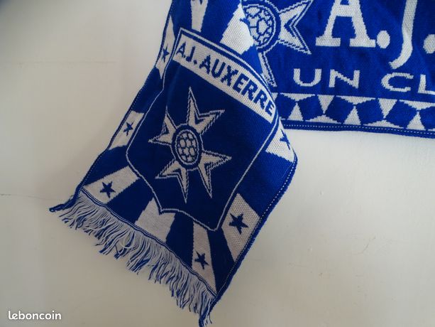 Écharpe Supporter AJ Auxerre - Neuf - Accessoire Maillot Fanion Drapeau