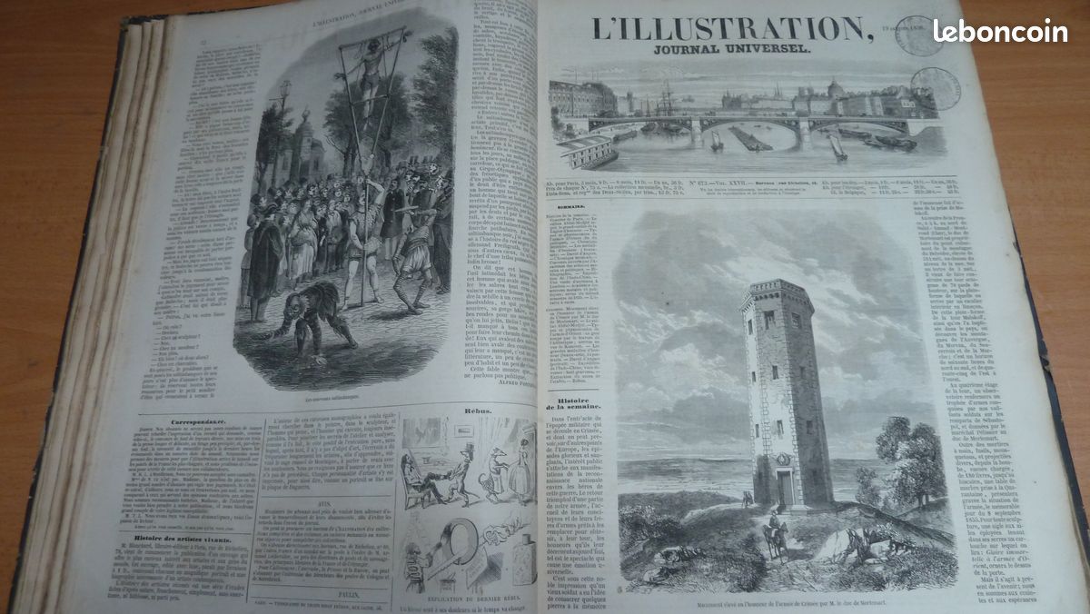 Relié L'illustration 1856 (image 7)