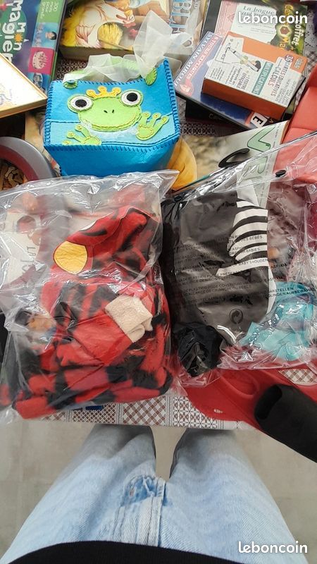 Gros lot de jouets, puzzles, livres, Lego, Barbie, micro karaoké, palmes, bottes de neige, jeux Meccano, valise éléphant : tout doit partir (image 20)
