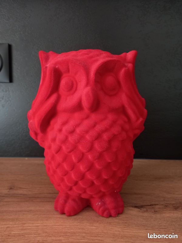 Bibelot Hiboux rouge (image 1)