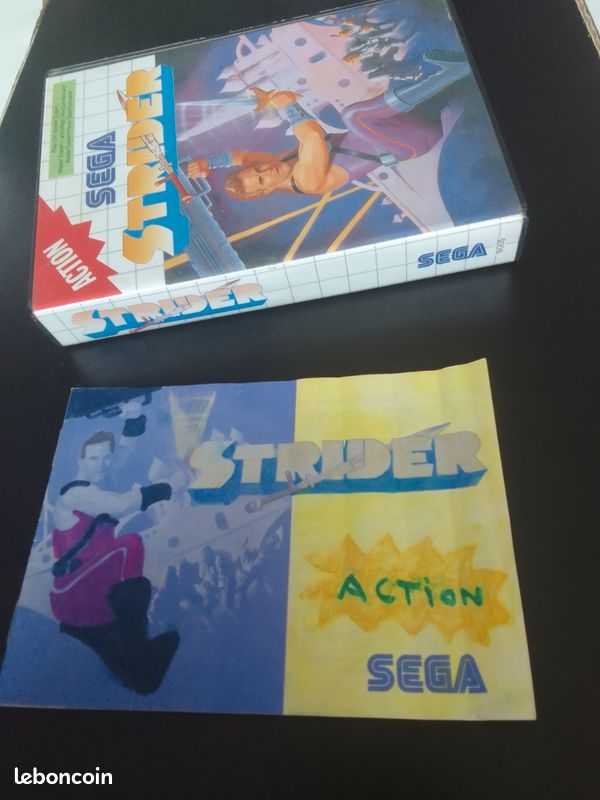 Jeu Vidéo Strider Pour Sega Master System - Très Bon état, Sans Notice