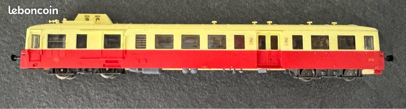 Autorail Jouef HO Picasso X3800 Toit Rouge - Réf 860600 - Neuf Avec Accessoires