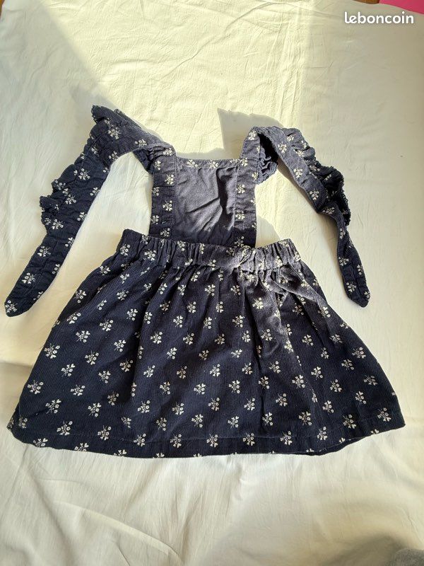 Robe salopette fille Cadet Rousselle – 24 mois Vêtements bébé