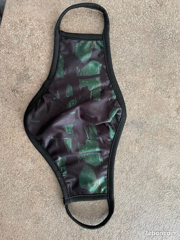 Masque tissu de protection COVID lavable camouflé (image 2)