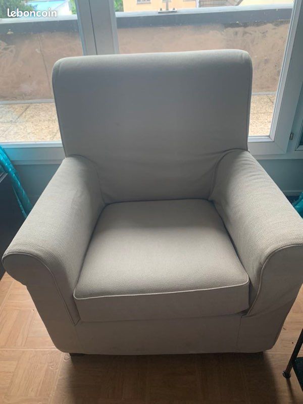 Canapé + fauteuil ikea (image 4)