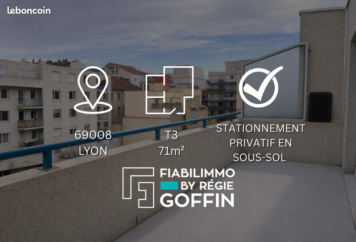 Appartement 3 pièces 71 m² · à Lyon · 71 m² · 272 000 €