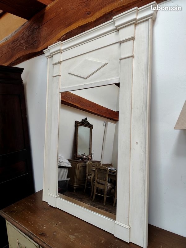 Miroir bois massif – Style Château & Dépendances – Très bon état (image 1)