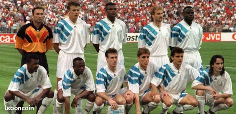 Maillot OM 1993 Domicile - Adidas Blanc, Taille XL - Neuf Avec étiquettes