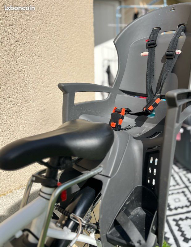 Vélo adulte + siège enfant + panier + béquille (image 7)