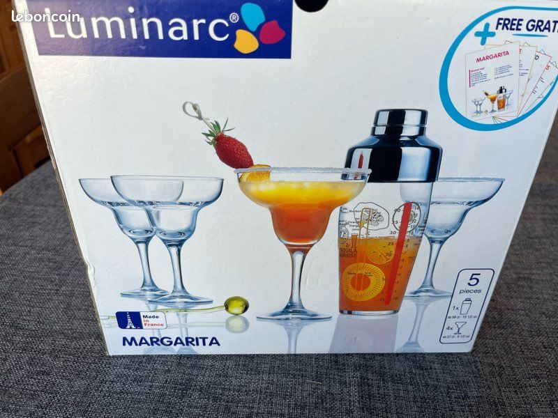 Verre à Cocktail / Margarita Luminarc - Transparent - Occasion