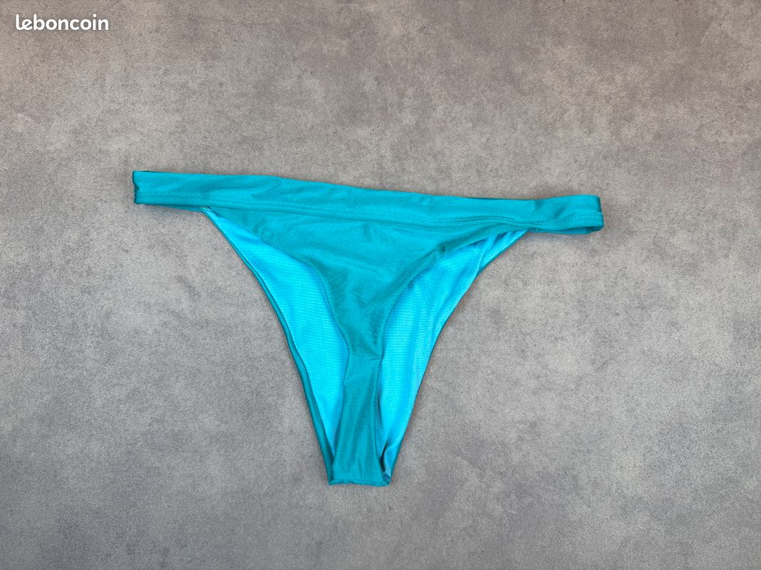 Bas de maillot de bain Hibikini Paris turquoise femme T38/M (image 1)
