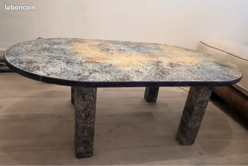Table céramique Bernard Buffat pièce unique (image 2)