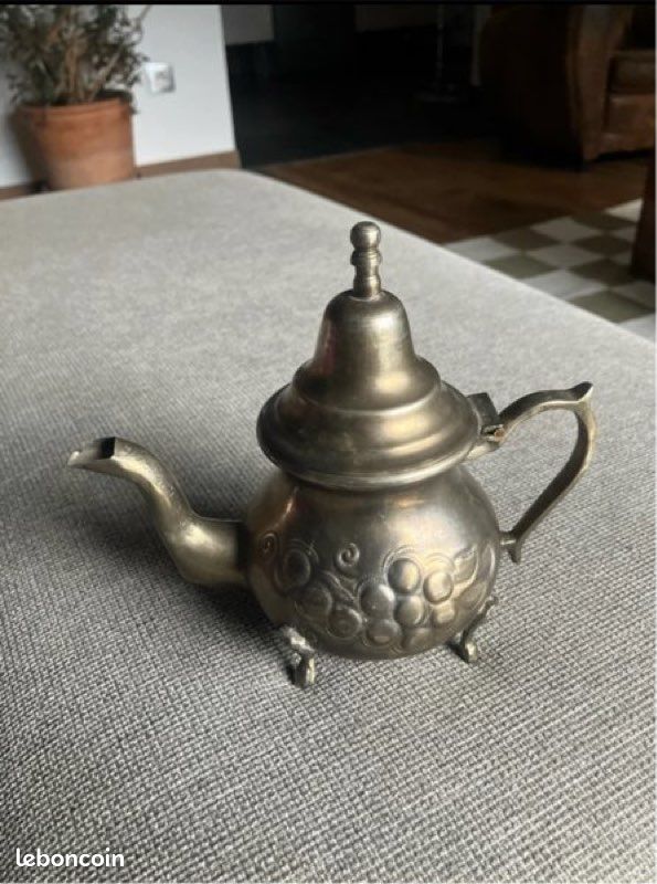 Théière inox vintage (image 1)