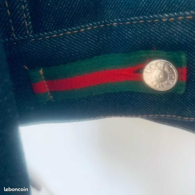 Blouson jean GUCCI ORIGINAL (image 9)