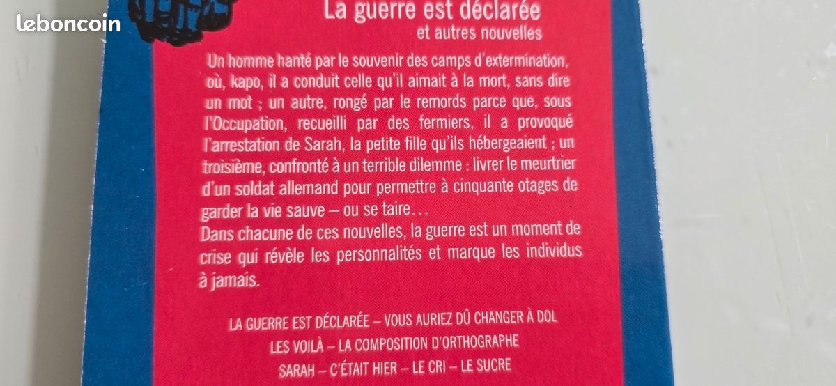La guerre est déclarée par Annie Saumont. Occupation. Camps extermination. Histoire. 01-5 (image 3)