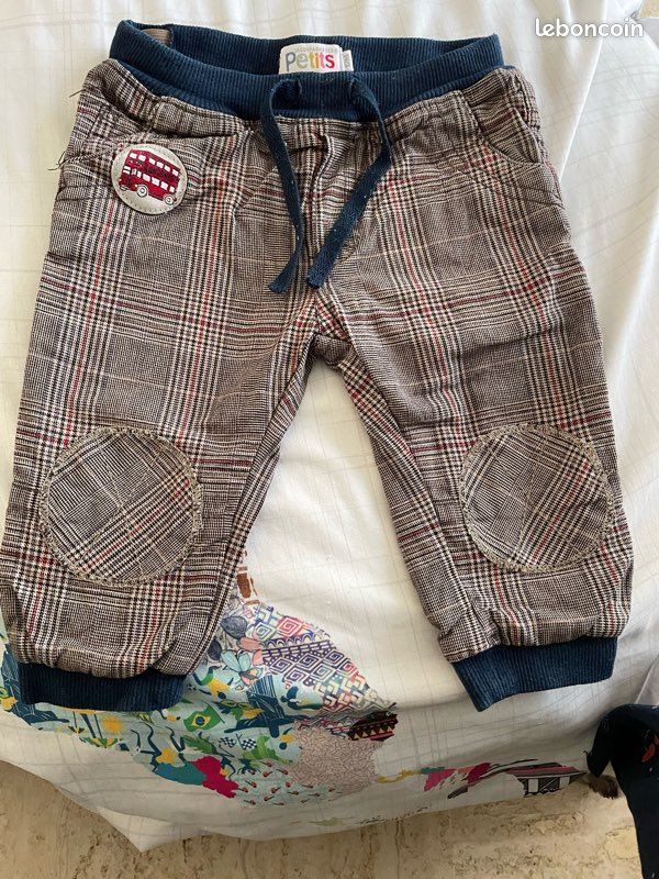 Pantalon prince de galles bus Londres 12 mois (image 1)