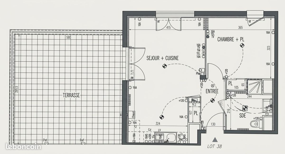 Appartement 2 pièces 48 m² · à Mignaloux-Beauvoir · 48 m² · 137 970 €