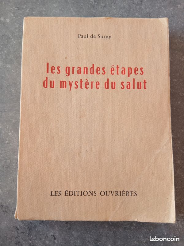 Les grandes étapes du mystère du salut - Paul de Surgy - Éditions Ouvrières (image 1)