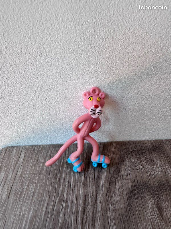 Figurine La Panthère Rose Tennisman - Promotion San Carlo - 7,5 Cm Plastique Occasion
