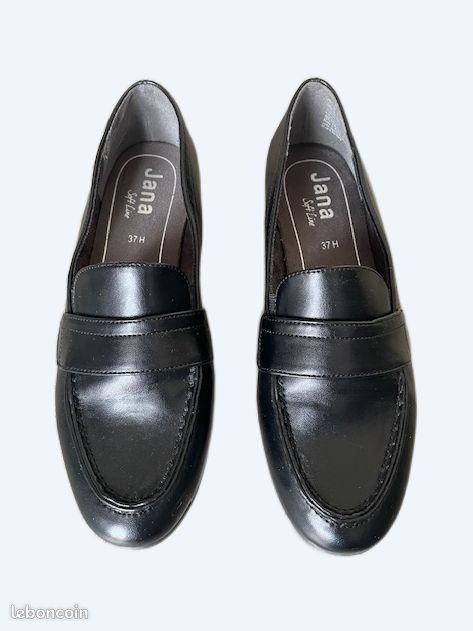 Jana 37 mocassins noir Chaussures - Main Image