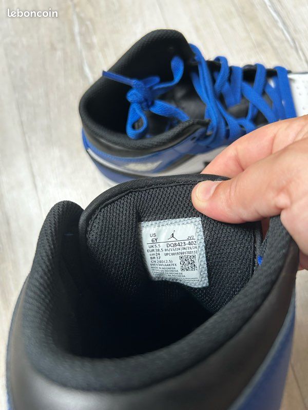 Air jordan 1 mid royal blue - Taille 38.5 (image 8)