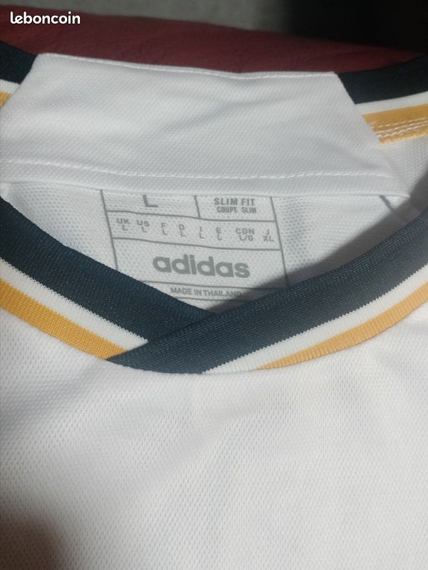 Maillot De Football Floqué Homme Real Madrid Domicile Vinicius Júnior 25/26 Blanc ADIDAS