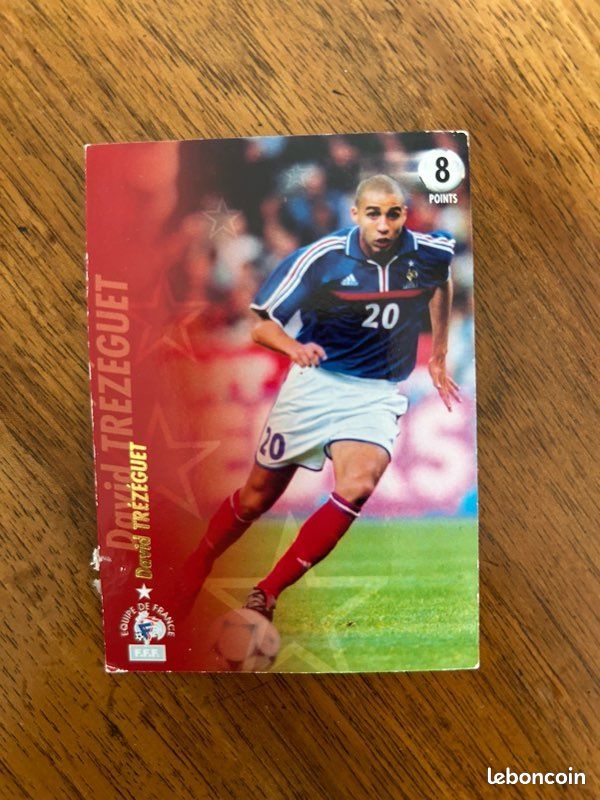 Carte Football Panini L'Equipe de France 1998 à 2002 Desail