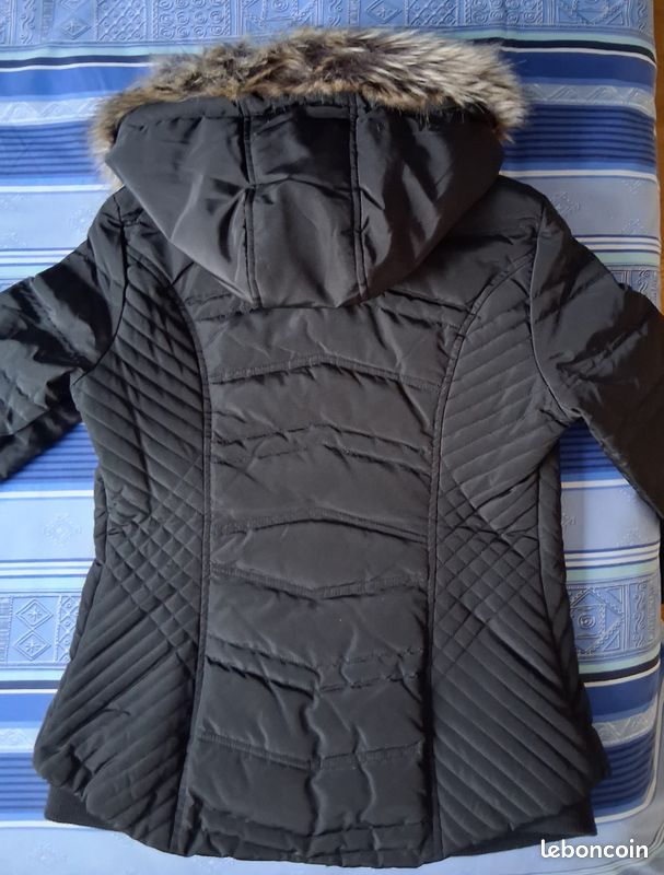 Manteau hiver noir (image 2)