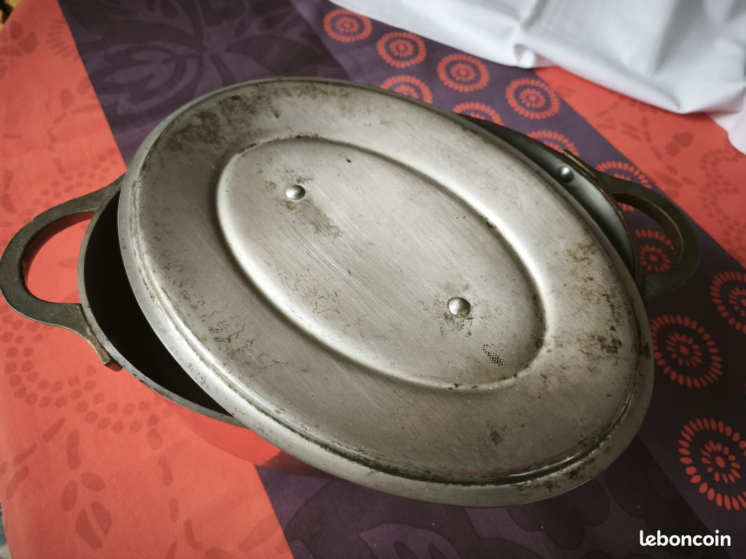 Ancien Fait-tout En Cuivre – Diamètre 17 Cm – Pour Gazinière – Ustensile Cuisine Vintage