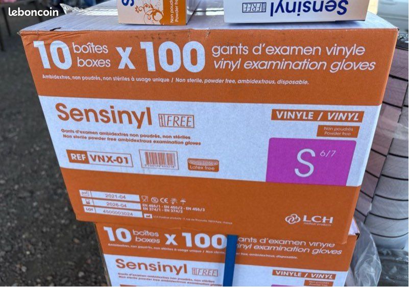 Boîte ou cartons de gants non poudré (image 1)