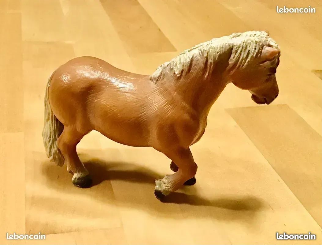 Schleich Figurine Étalon Haflinger - Cheval De Trait Alpin, Peint Main, Jouet Éducatif Dès 3 Ans