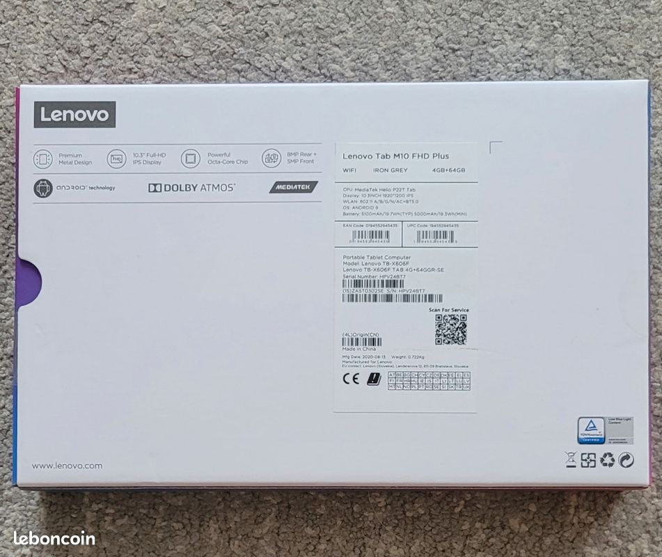 Tab M10 FHD plus LENOVO (image 2)