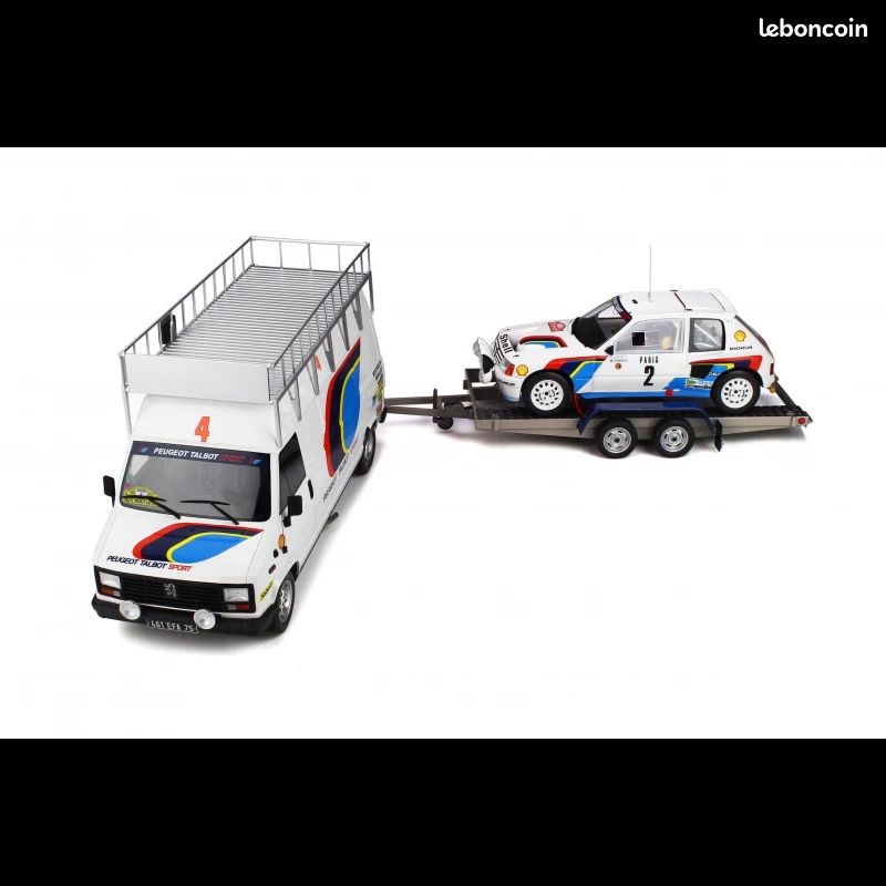SOLIDO 9063-01 Scale 1/18 | PEUGEOT 205 T16 N 2 RALLY PIKES PEAK 1987 A