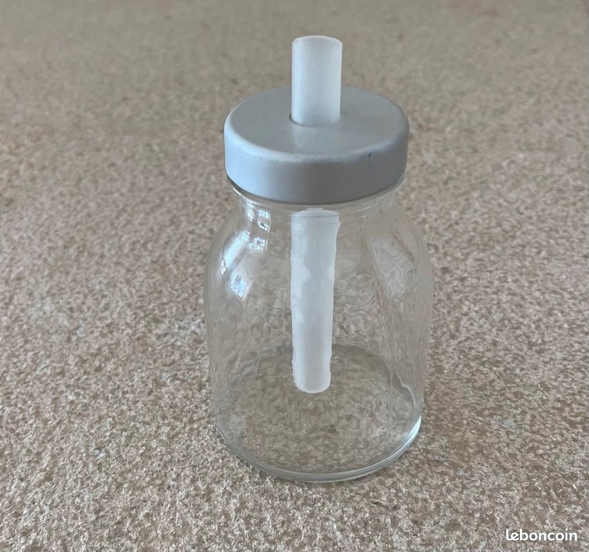 Sucrier doseur design 220 ml en verre (image 1)